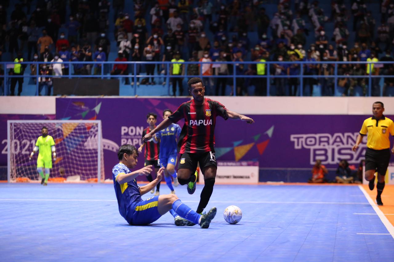 Galeri Tim Futsal Papua Raih Emas PON XX TIFFA NEWS